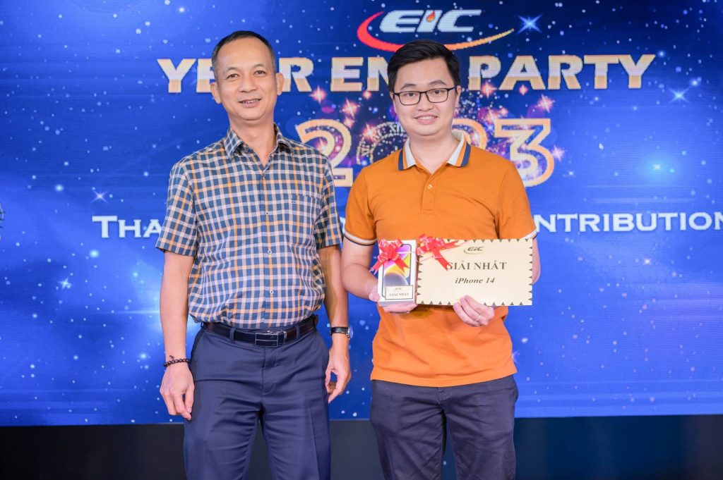 cá nhân nhận giải cao nhất rút thăm trúng thưởng của EIC