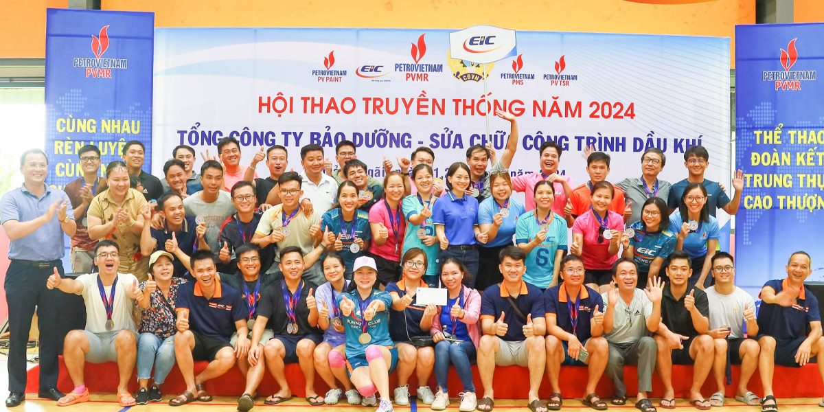 Tập thể EIC tại hội thao PVMR lần VI năm 2024
